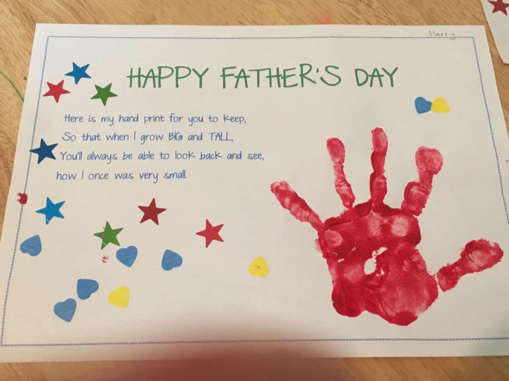 father's day craft cards